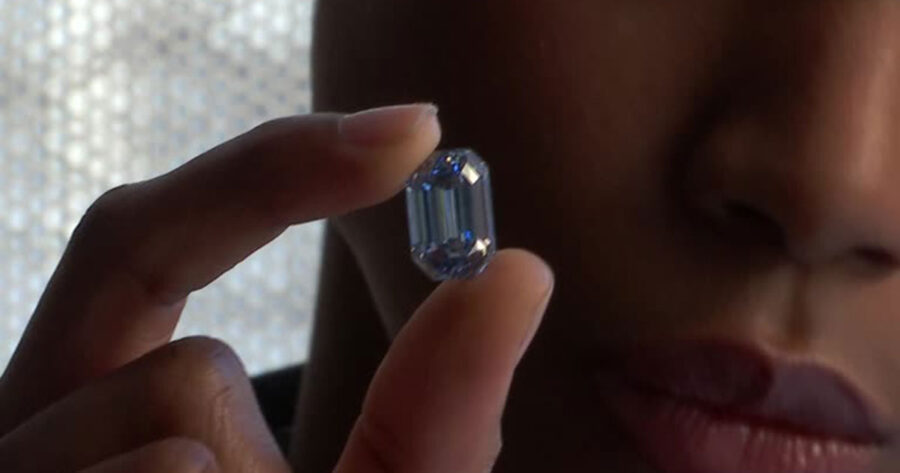 World's Largest, Most Valuable Blue Diamond (From South Africa) Goes to Auction