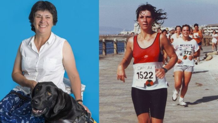 Jen marathon runner backabuddy Pictured above: Jennifer Pretorius