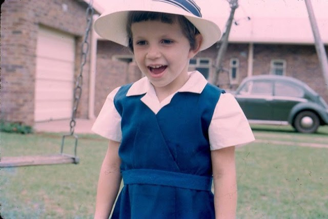 Pictured above: Jenny at 2-and-a-half years old – St Vincent School for the Deaf.