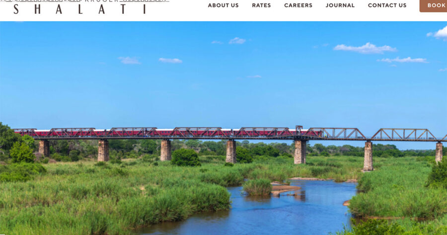 Kruger shalati-train-on-a-bridge-hotel Kruger