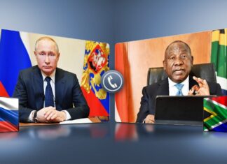 Ramaphosa Thanks Putin for Call to Discuss SA Mediating Russia-Ukraine Conflict