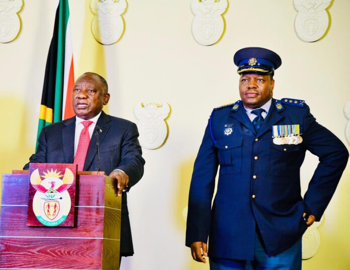SA national police commissioner President Cyril Ramaphosa has announced Sehlahle Fannie Masemola as the new National Police Commissioner