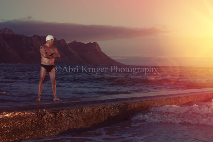 Oldest Swimmer False Bay Guinness World Record