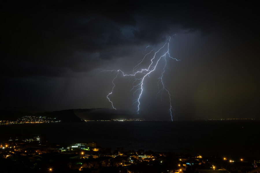 cape town lightning storm photos