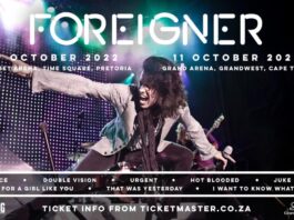 FOREIGNER to tour South Africa in October 2022