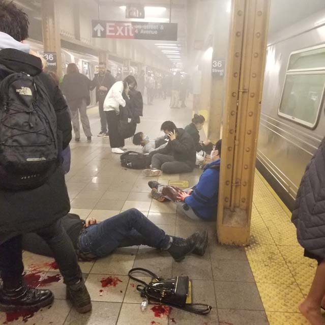 Brooklyn Shooting at a subway station in New York City
