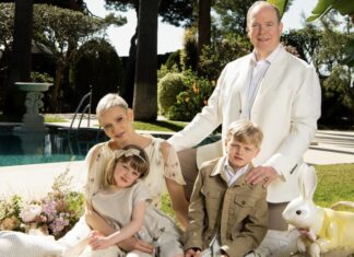 Princess Charlene Appears in Beautiful Easter Photo with Family