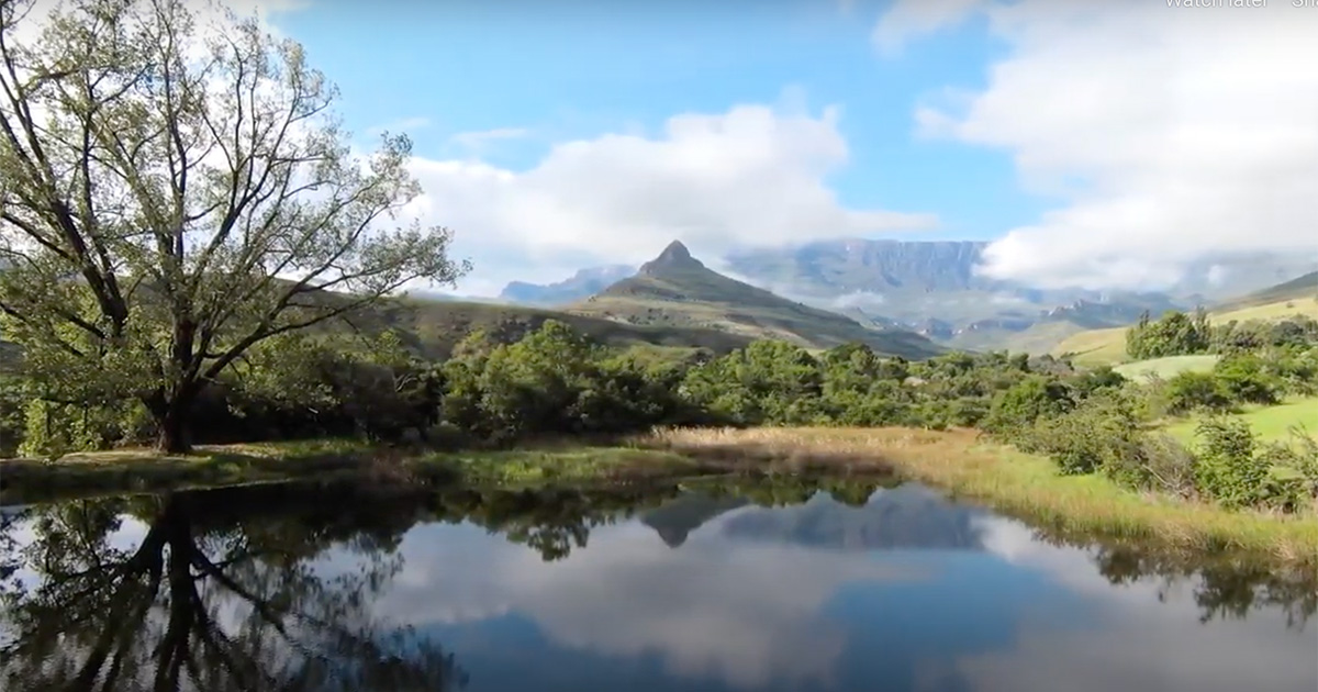 WATCH Majestic Drakensberg and Tugela Falls Unofficially the World's