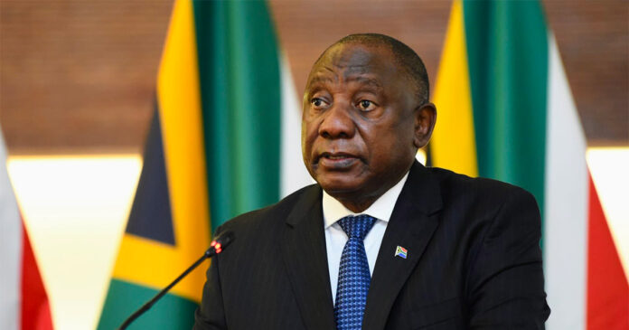 President-Cyril-Ramaphosa-SA-Flag President Tasks Heads of Missions to be Ambassadors for SA's Economy, Not Just the Flag