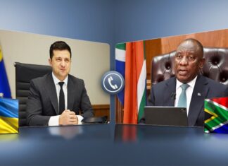 Ukraine's Zelenskyy and SA's President Ramaphosa Discuss Russia in Phone Call