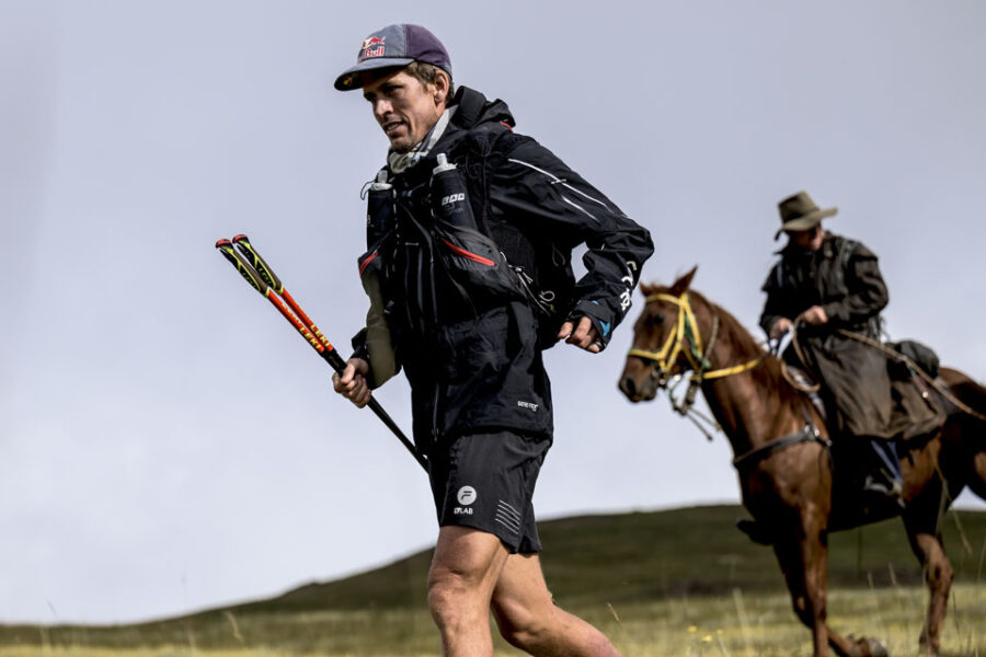 South African ultrarunners Ryan Sandes and Ryno Griesel have combined to produce another extraordinary feat when they circumnavigated almost 1,100km of the landlocked African country Lesotho in 16 days, 6 hours and 56 minutes, for an average of just shy of 69km or a little more than one and a half marathons, every day. // 
