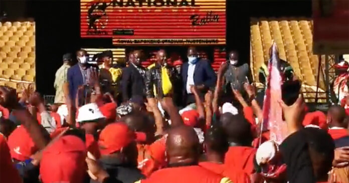 Cyril-Ramaphosa-Rustenburg-rally Rustenburg: North West Remains on High Alert Following May Day Rally 'Disruption'