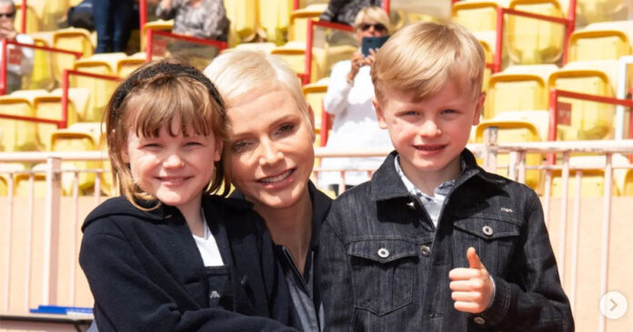 Princess-Charlene-and-children Princess-Charlene-Monaco-royal-family