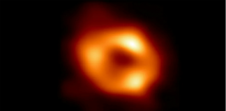 This image shows Sagittarius A*, the black hole at the center of the Milky Way galaxy. EHT Collaboration, CC BY-SA