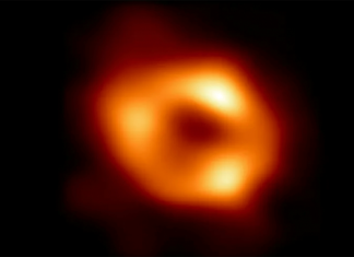This image shows Sagittarius A*, the black hole at the center of the Milky Way galaxy. EHT Collaboration, CC BY-SA