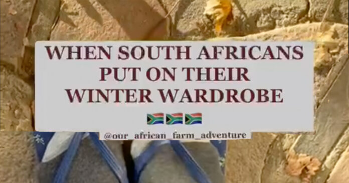 WATCH Hilarious and Typical South African Winter Wardrobe