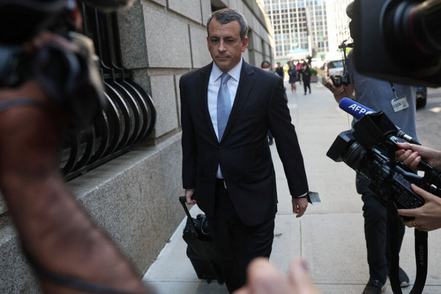 Defense attorney Christian Everdell arrivew for the sentencing of his client Ghislaine Maxwell trial in the Manhattan borough of New York City, New York