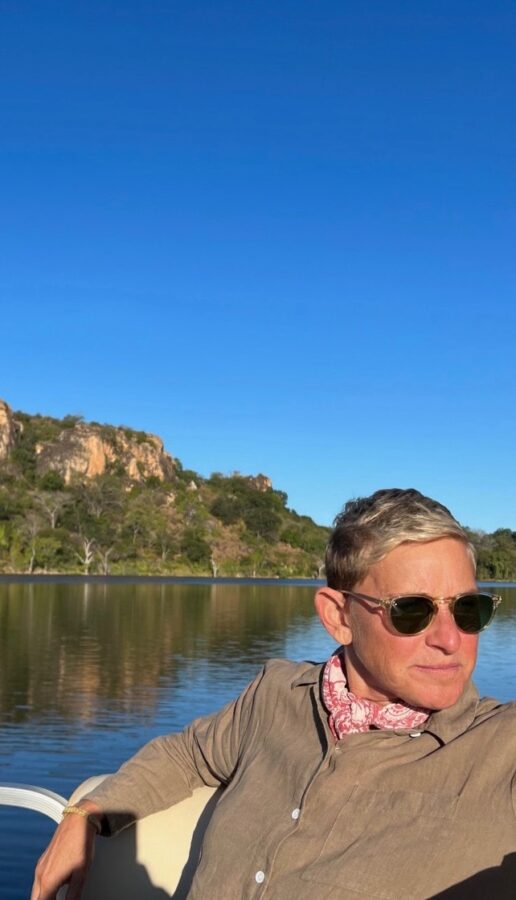 Ellen DeGeneres and Portia de Rossi Enjoying Africa After Show Ends 