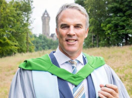 SA’s Climate Champ Lewis Pugh Granted Honorary Degree from Stirling University