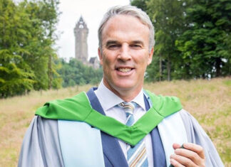SA’s Climate Champ Lewis Pugh Granted Honorary Degree from Stirling University