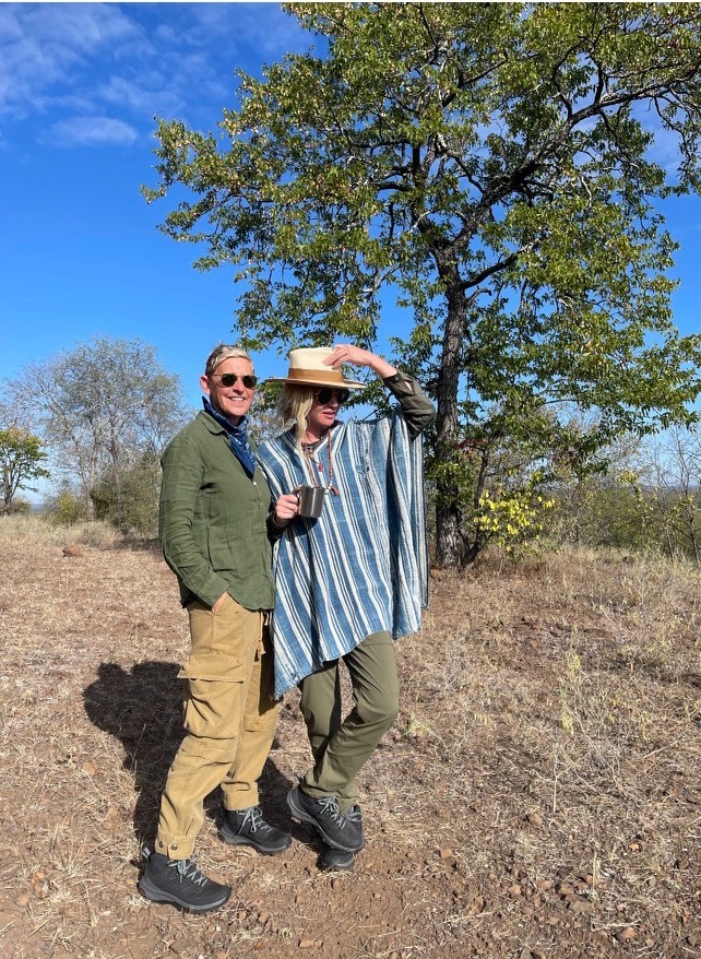 Ellen DeGeneres and Portia de Rossi Enjoying Africa After Show Ends