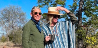 Ellen DeGeneres and Portia de Rossi Enjoying Africa After Show Ends