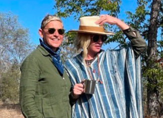 Ellen DeGeneres and Portia de Rossi Enjoying Africa After Show Ends