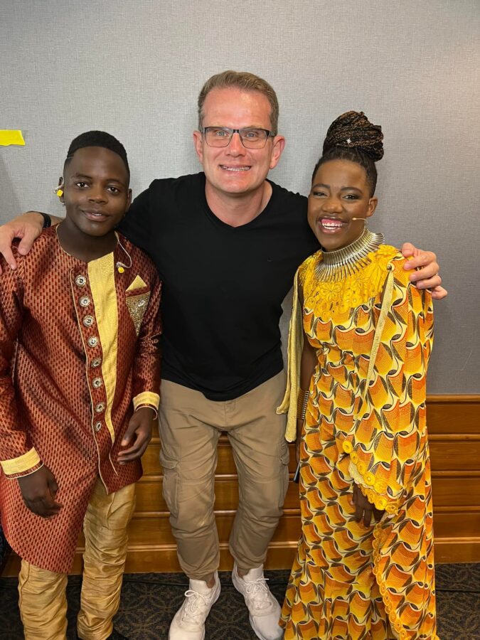 Ralf Schmitt Ndlovu Youth Choir singers