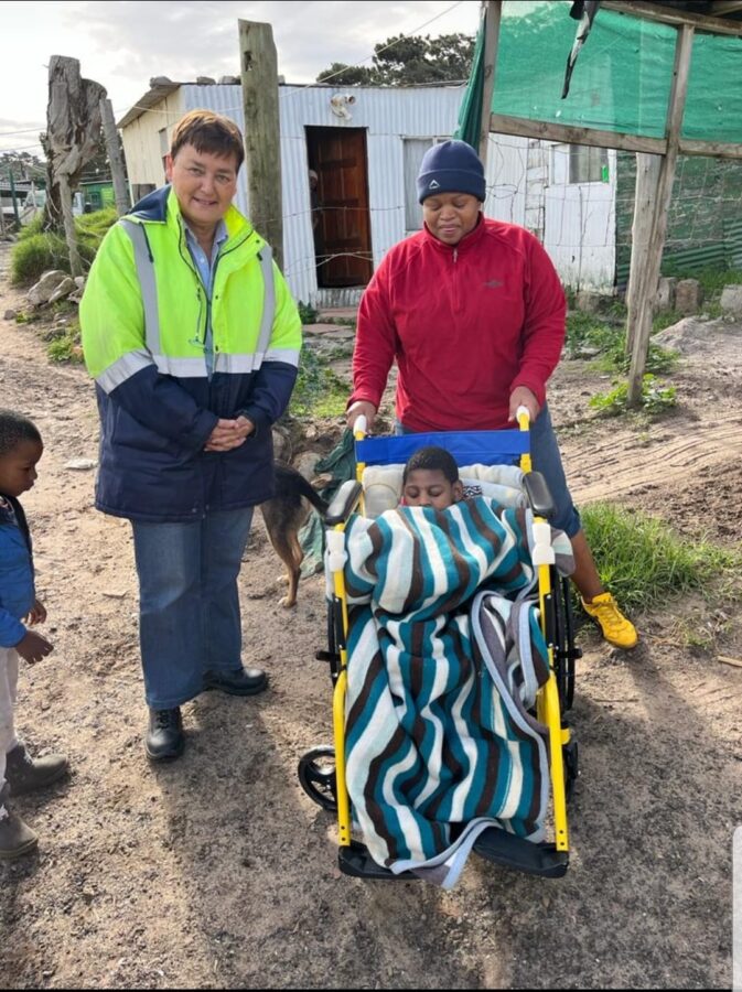Cape Town Community and Taiwan Donation Make Wheelchair Dream Come True for Mom