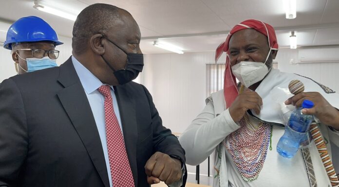 amaMphondo King and Cyril Ramaphosa President Ramaphosa Leads Condolences for amaMpondo King