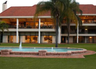 This photo of the former National Lotteries Commission (NLC) board chair Alfred Nevhutanda’s house is from an estate agent’s advert. You can see Nevhutanda deliver a sermon from the balcony of the house in this YouTube video. (Copied for fair use.)