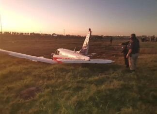 Light Aircraft Crash Lands Near Lower Crossroads, Cape Town