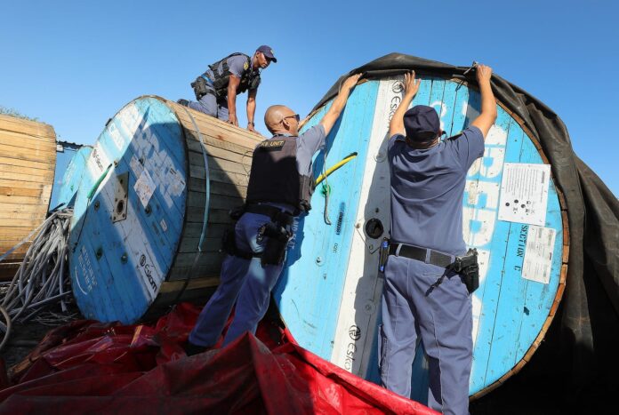 police find Eskom cables police find Eskom cables