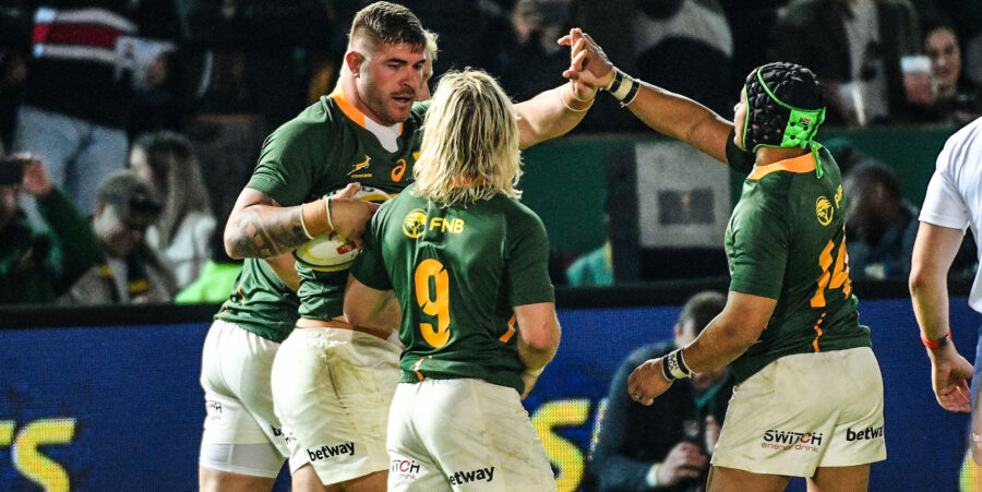 Malcolm Marx scored the Boks' second try.