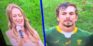WATCH Eben Etzebeth's Future Wife Sings SA's National Anthem for His 100th Test