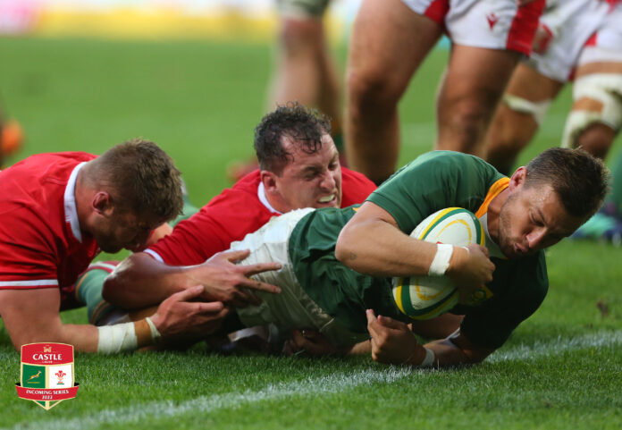 Springboks Lead Against Wales at Half Time