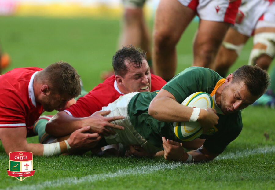 Springboks Lead Against Wales at Half Time
