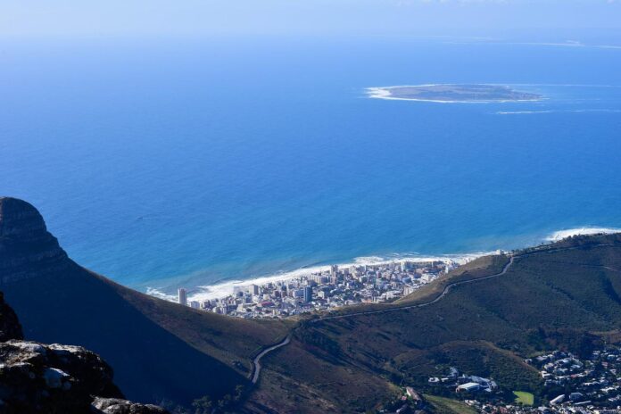 Robben Island from Table Mountain Ivory Coast President Visits Robben Island for Inspiration and Strength