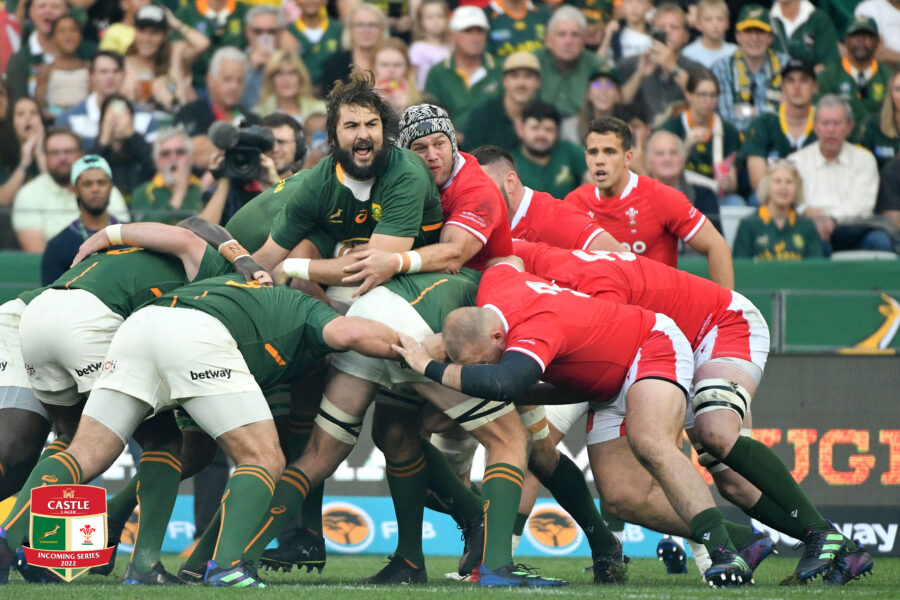 Springboks Lead Against Wales at Half Time