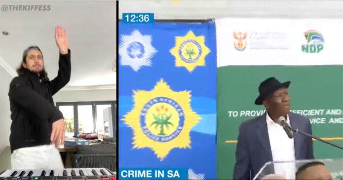 The-Kiffness-Bheki-Cele WATCH SA Police Minister Bheki Cele in 'Shut Up' Remix by The Kiffness