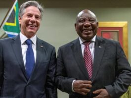 US Secretary of State Blinken Meets with SA President Cyril Ramaphosa