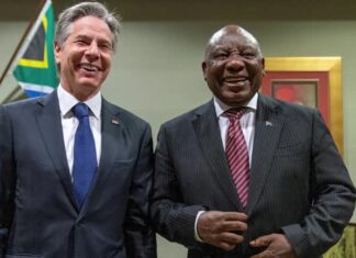 US Secretary of State Blinken Meets with SA President Cyril Ramaphosa
