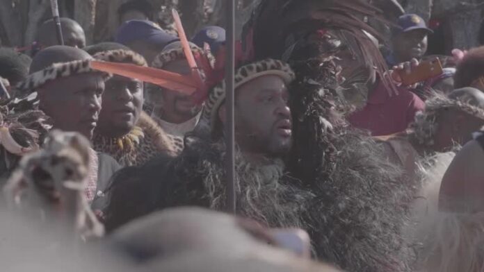 Newly crowned Zulu king's coronation ceremony in South Africa