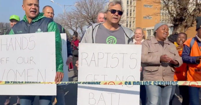 Krugersdorp-protests-rape Extra Police Deployed as Krugersdorp Suspects Appear in Court Today