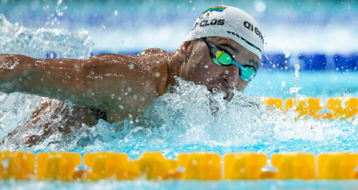 chad-le-Clos Team SA in action on Monday (Day 4)