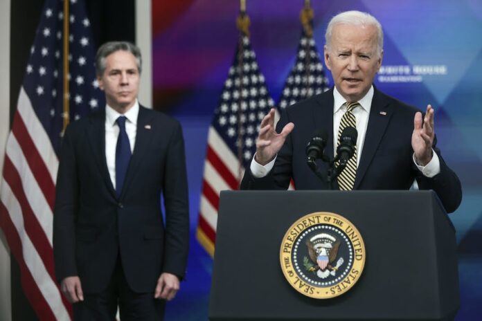President Joe Biden, Secretary of State Antony Blinken President Joe Biden, Secretary of State Antony Blinken