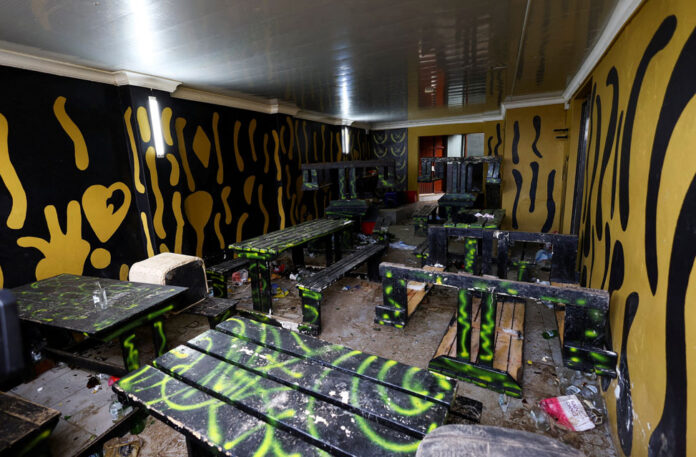 A general view of Enyobeni, an east coast tavern where bodies of youth were found which prompted nationwide grief ahead of a mass funeral in the Eastern Cape province, in East London 21 Teenagers Who Died in South African Tavern Were Suffocated, Families Told