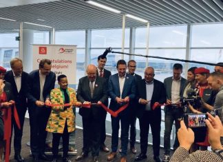 Air Belgium Celebrates First Flight to South Africa
