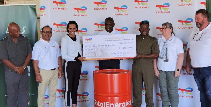 Photo 1-TotalEnergies fuel handover - SANParks' Anti-Poaching Efforts Get Multi-Million Rand Fuel Boost