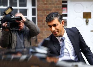 Rishi Sunak in London